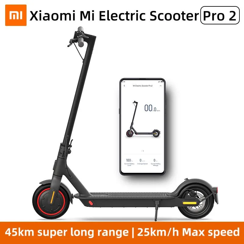 Электросамокат Xiaomi Mi Electric Scooter Pro 2 Black
